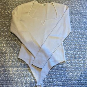 Cream bodysuit Abercrombie & Fitch